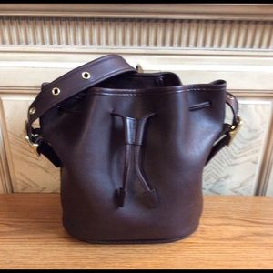 Vintage Coach Lulu’s Legacy-Mahogany leather